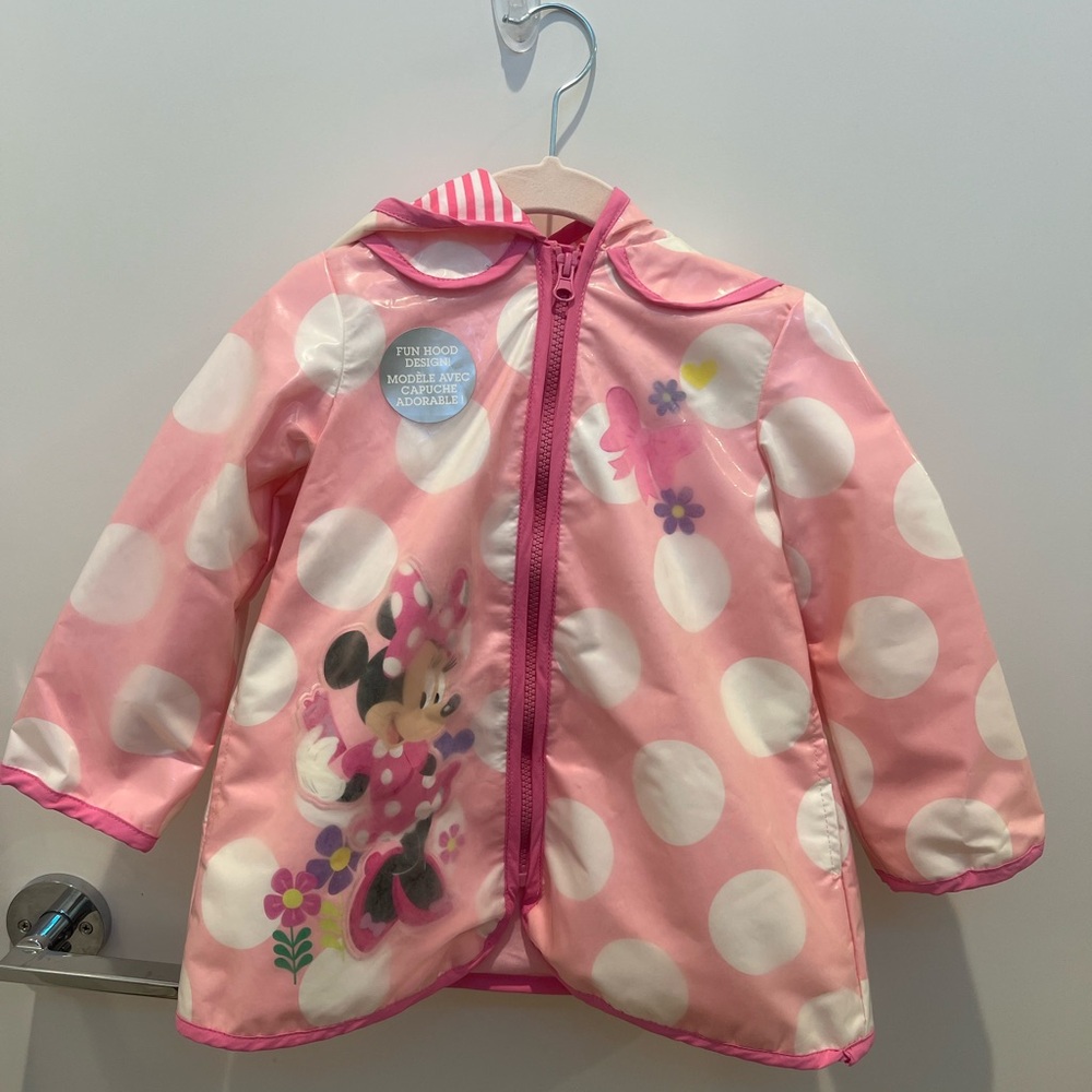 Disney Pink Polka Dot Raincoat